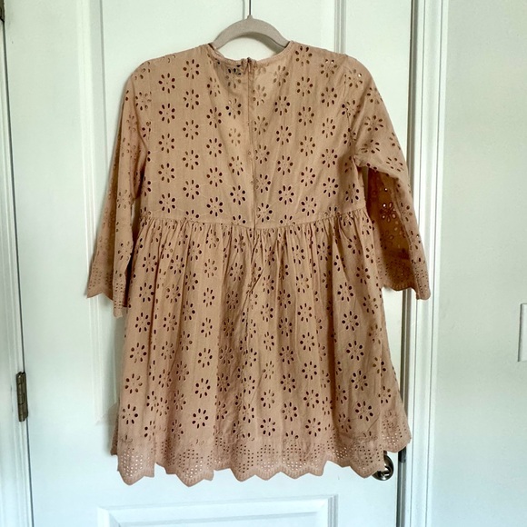 NWT Zara Eyelet Babydoll Romper - Picture 2 of 5